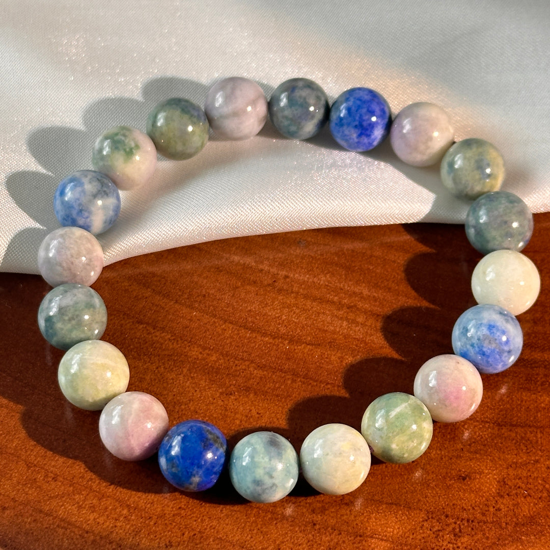 Hackmanite Bead Bracelet 9.9-10.3mm