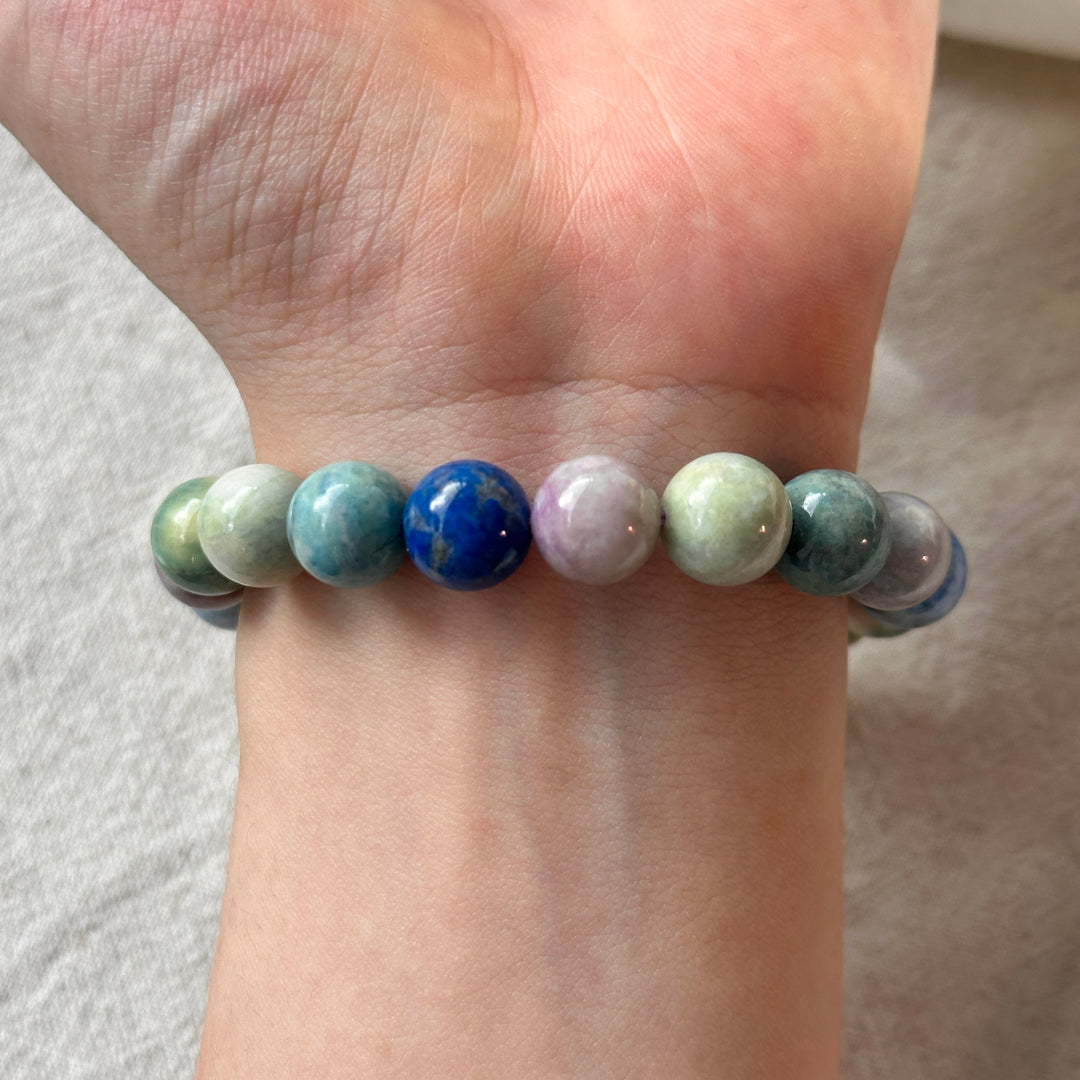 Hackmanite Bead Bracelet 9.9-10.3mm