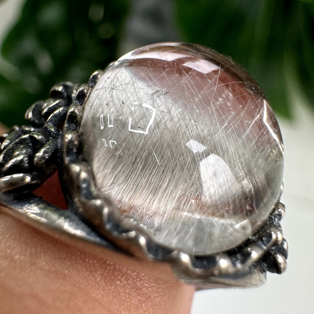 Silver Rutilated Ring