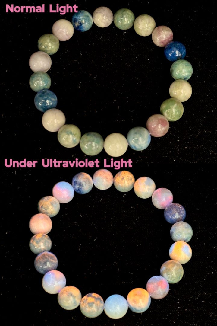 Hackmanite Bead Bracelet 9.9-10.3mm