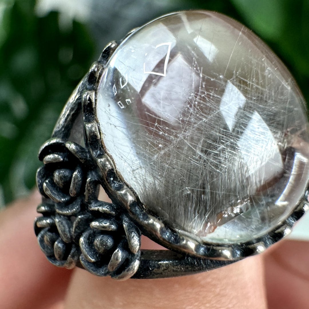 Silver Rutilated Ring