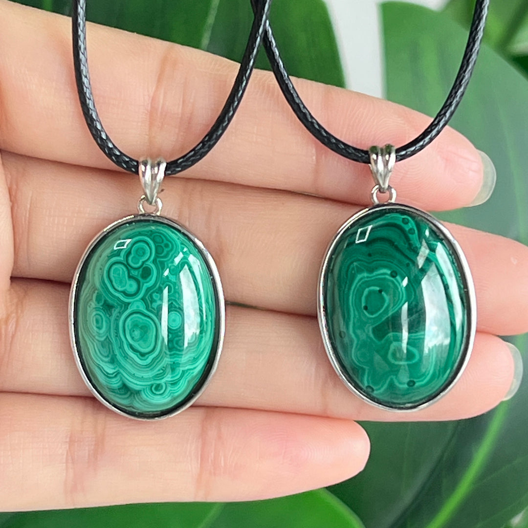 Unique,Malachite Pendant