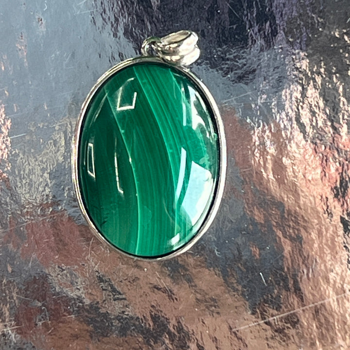Unique,Malachite Pendant