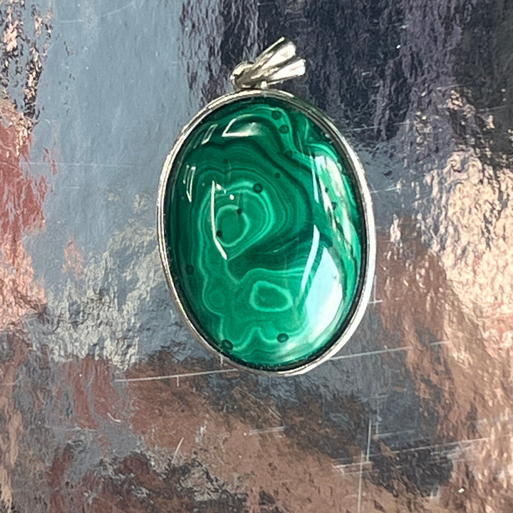 Unique,Malachite Pendant