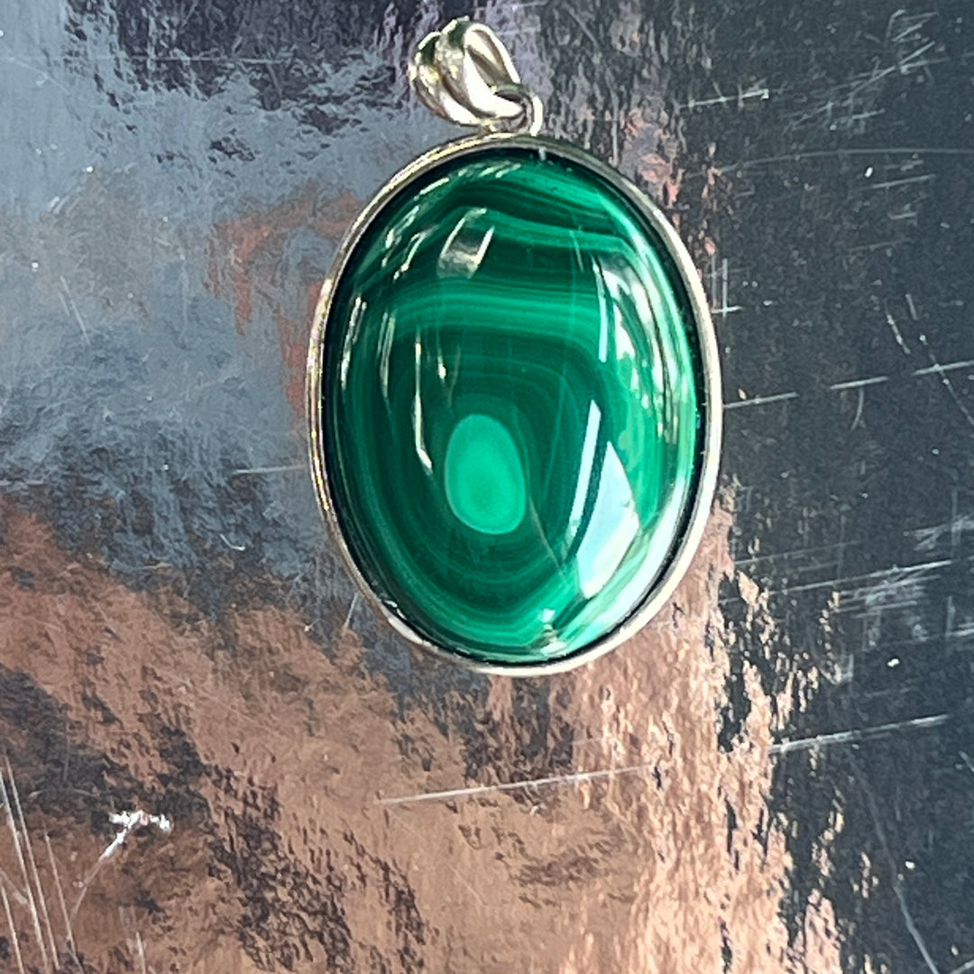 Unique,Malachite Pendant