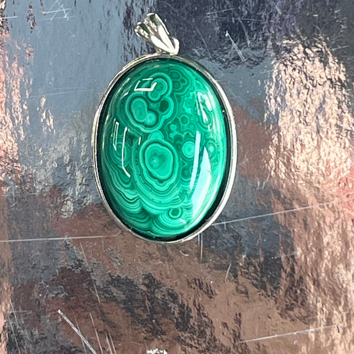 Unique,Malachite Pendant
