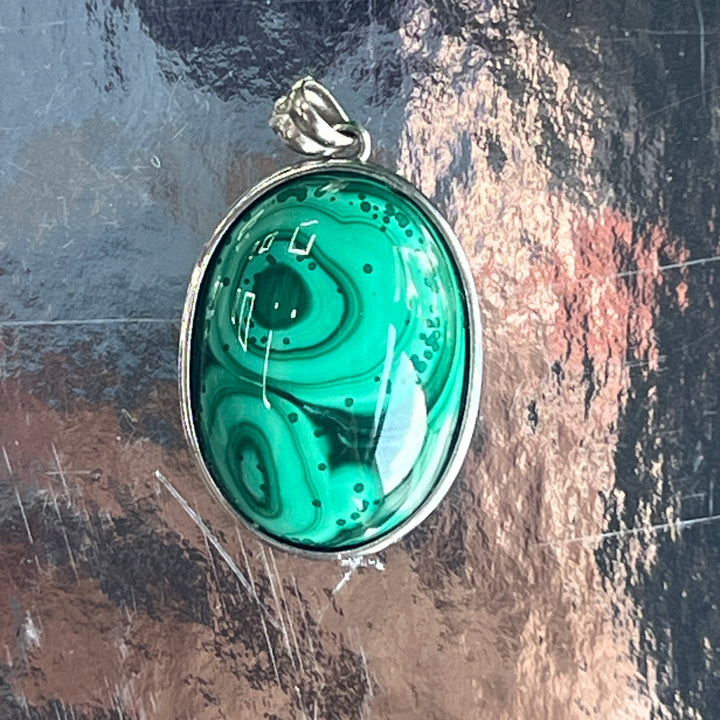 Unique,Malachite Pendant