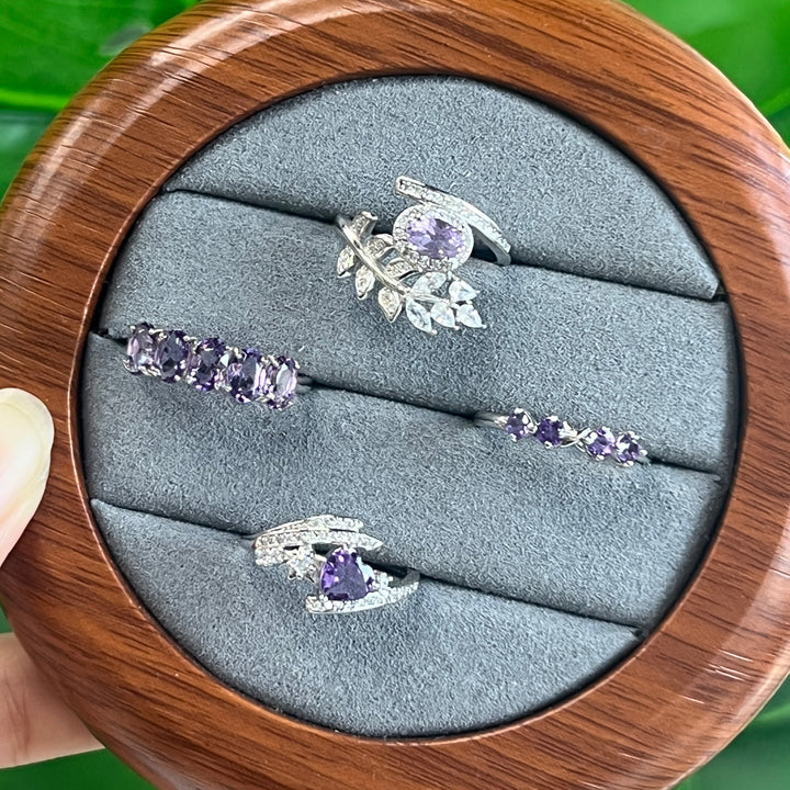 Amethyst Ring, S925