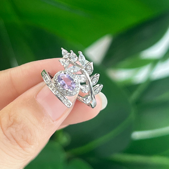 Amethyst Ring, S925