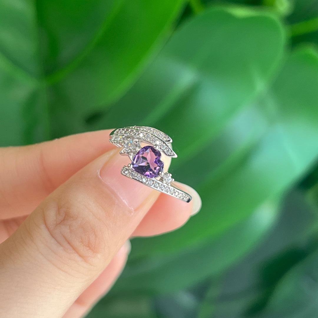 Amethyst Ring, S925