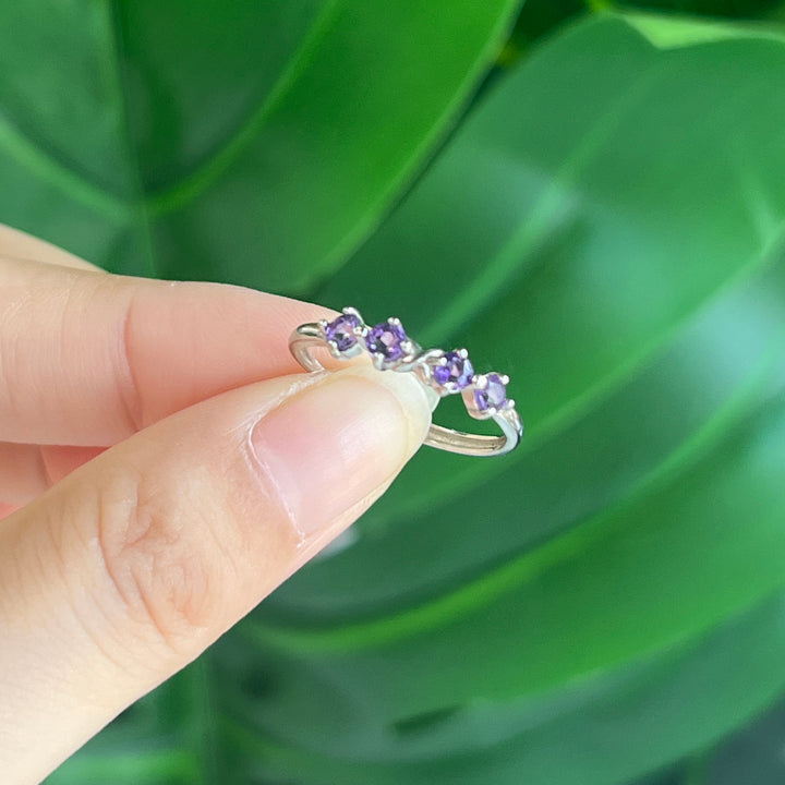 Amethyst Ring, S925