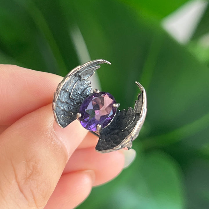 Amethyst Ring, S925
