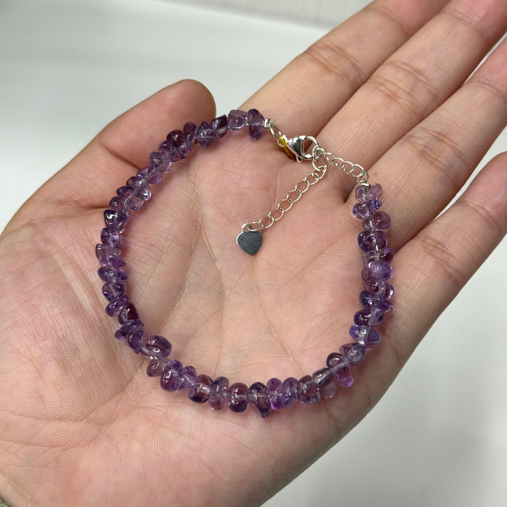 Amethyst Chips Bracelet