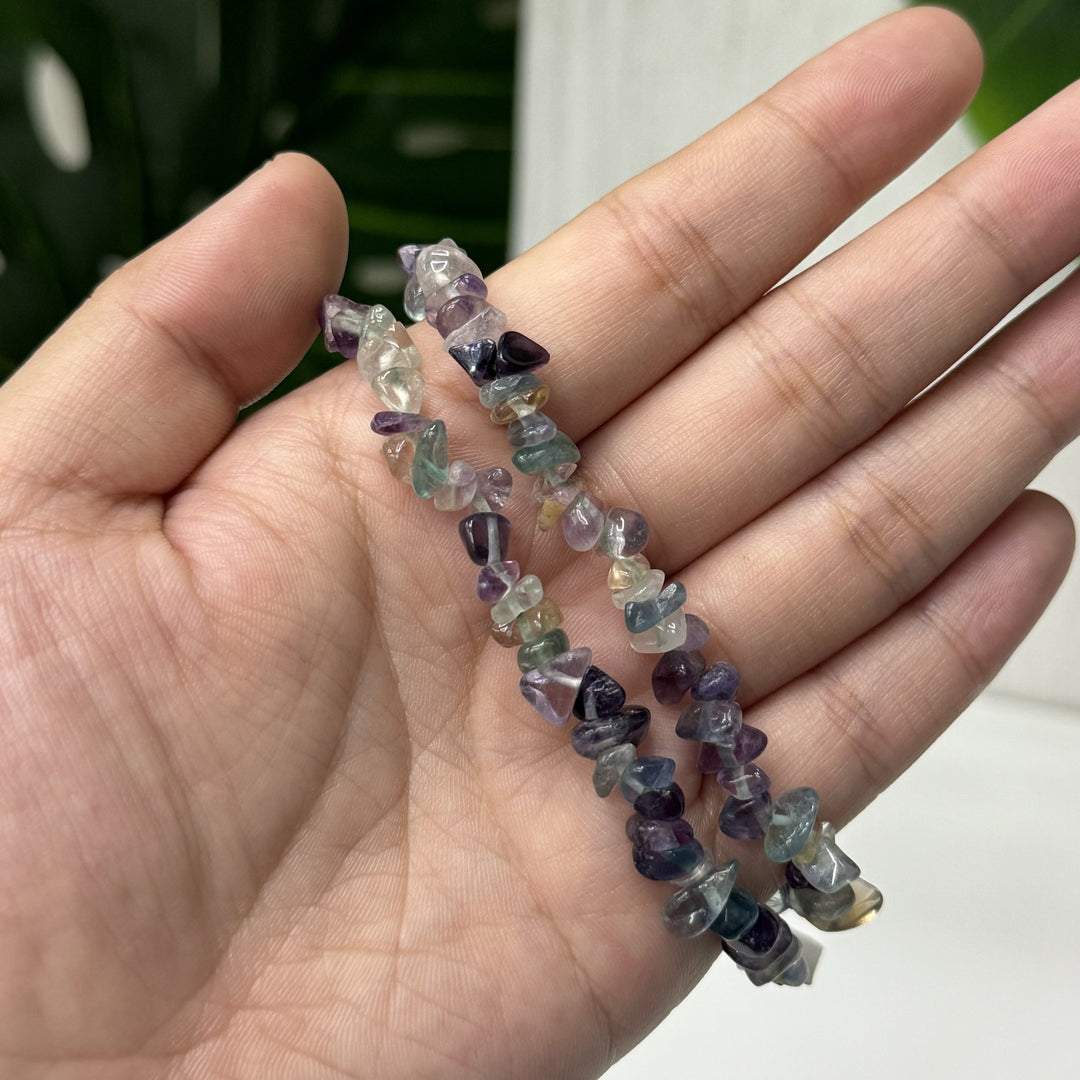 Fluorite Chips Bracelet