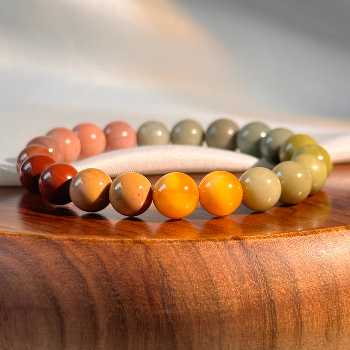 Alashan Agate Bracelet 8.9-9.3mm