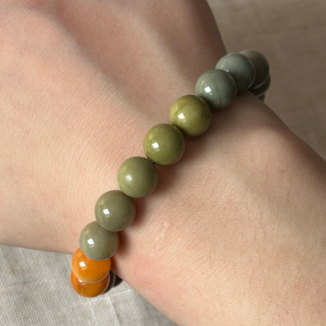 Alashan Agate Bracelet 8.9-9.3mm