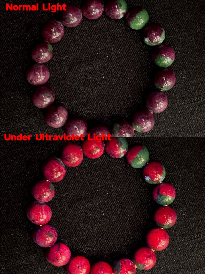 Ruby in Zoisite Bracelet 11.9-12.1mm