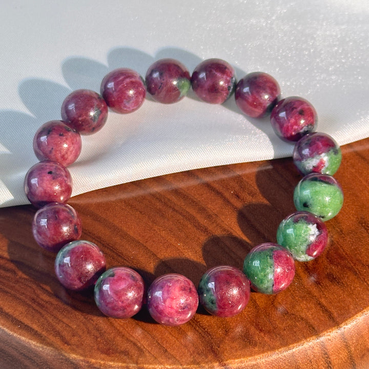 Ruby in Zoisite Bracelet 11.9-12.1mm