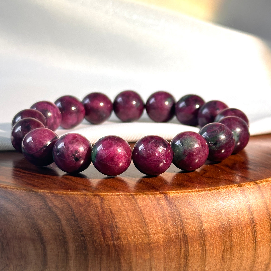 Ruby in Zoisite Bracelet 11.9-12.1mm