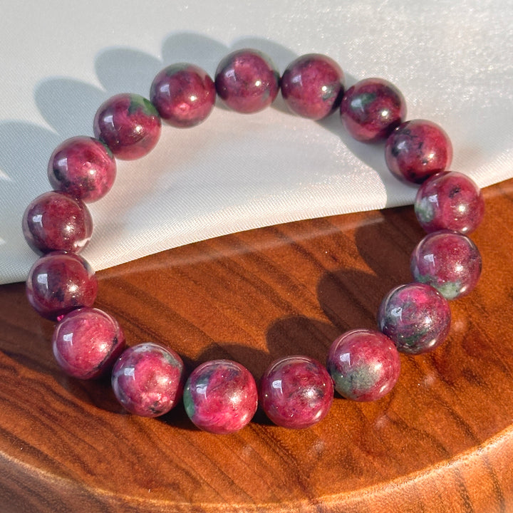 Ruby in Zoisite Bracelet 11.9-12.1mm
