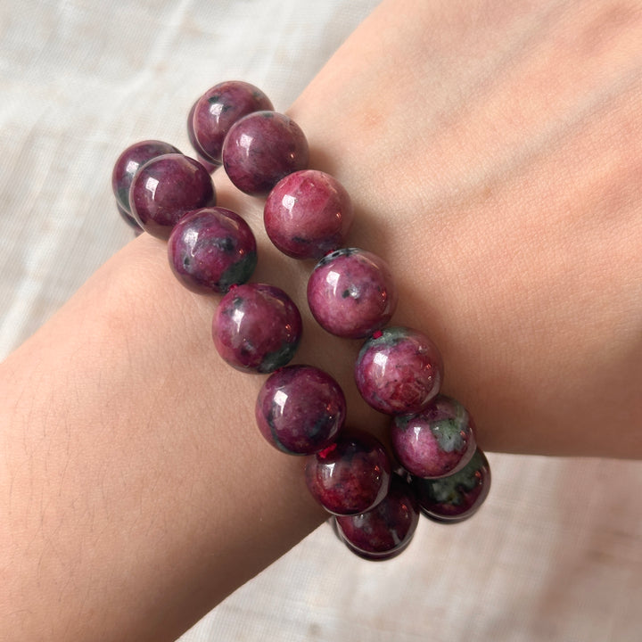 Ruby in Zoisite Bracelet 11.9-12.1mm