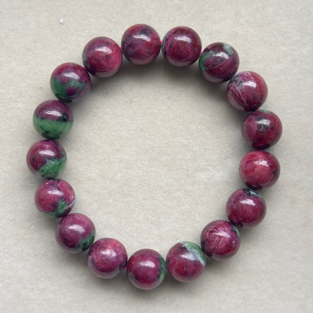 Ruby in Zoisite Bracelet 11.9-12.1mm