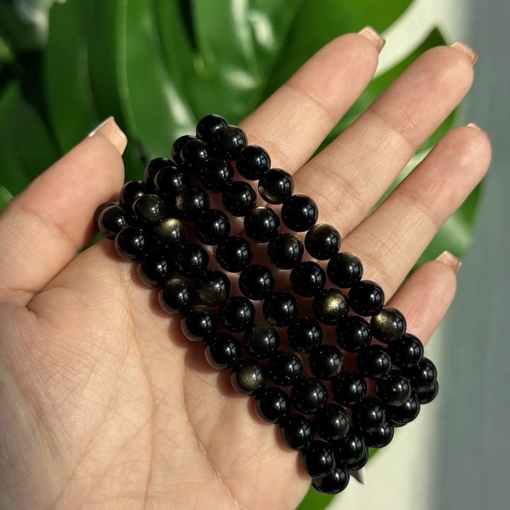 Golden Obsidian Bracelet 8mm