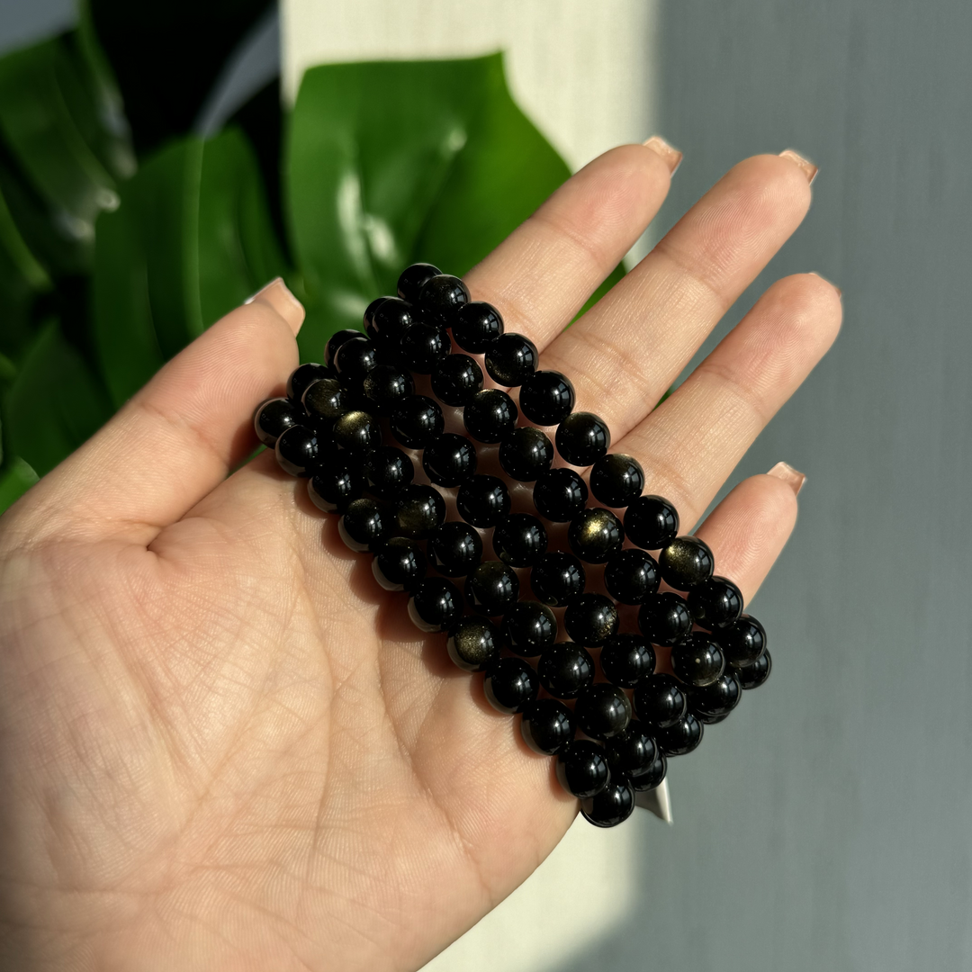 Golden Obsidian Bracelet 8mm