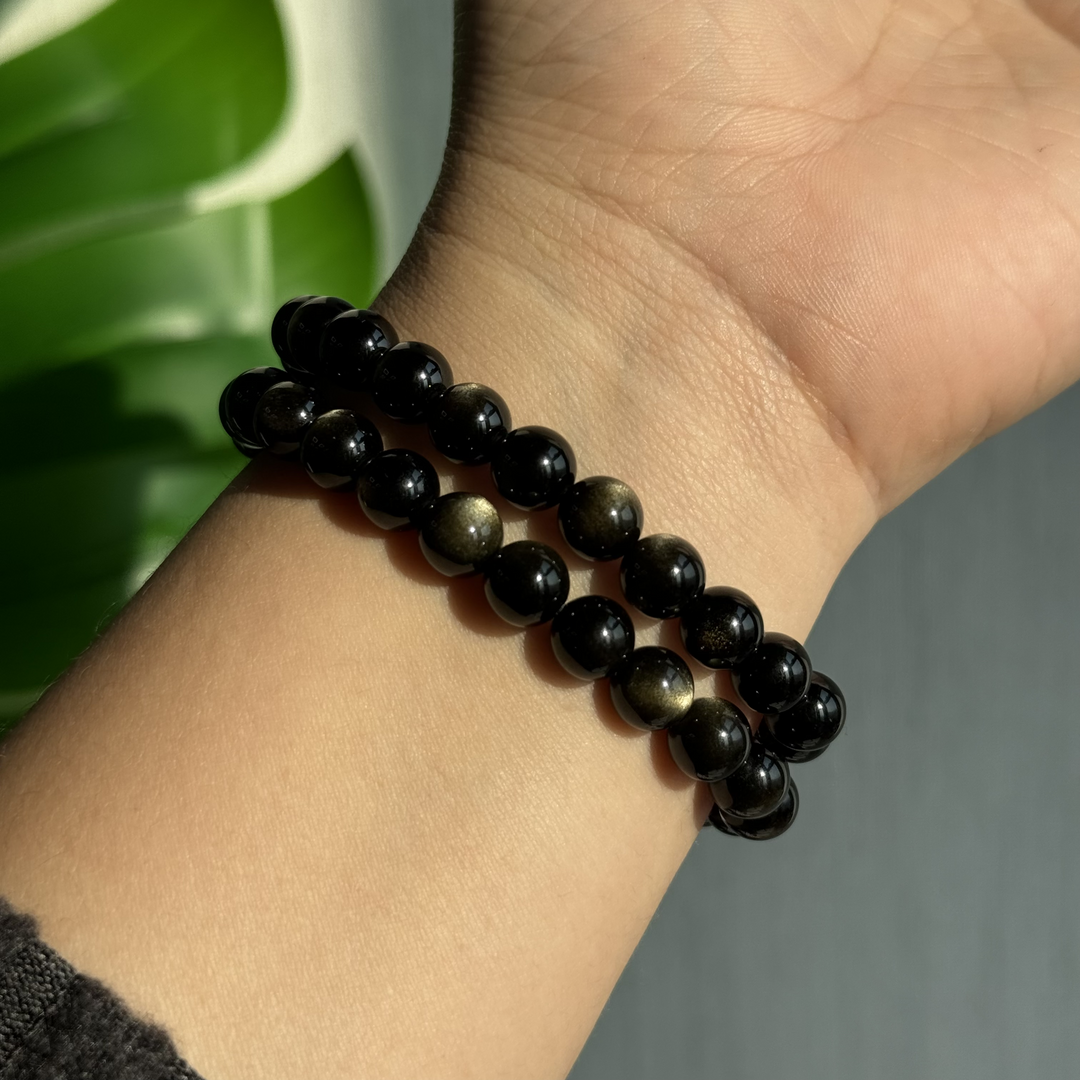 Golden Obsidian Bracelet 8mm