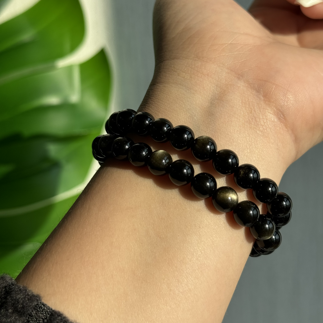 Golden Obsidian Bracelet 8mm