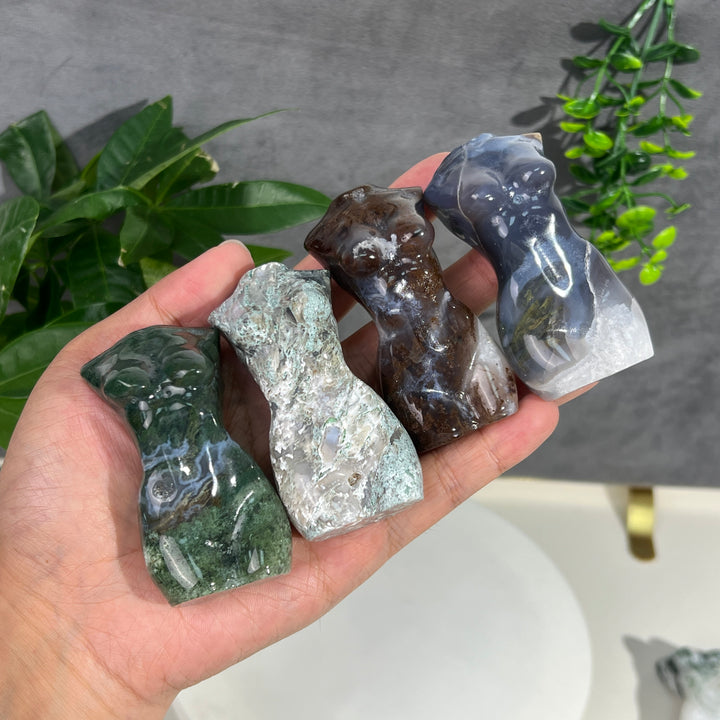 Moss Agate Goddess
