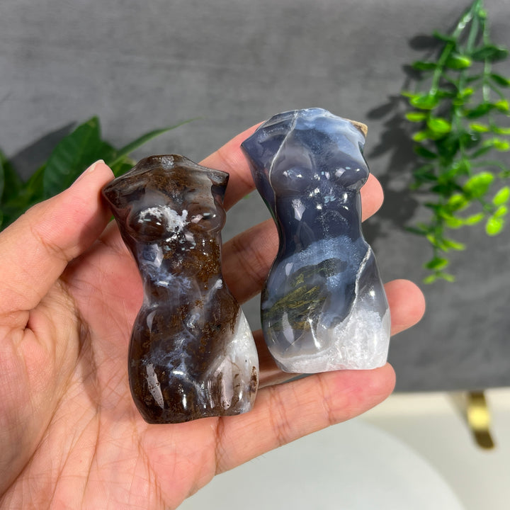 Moss Agate Goddess