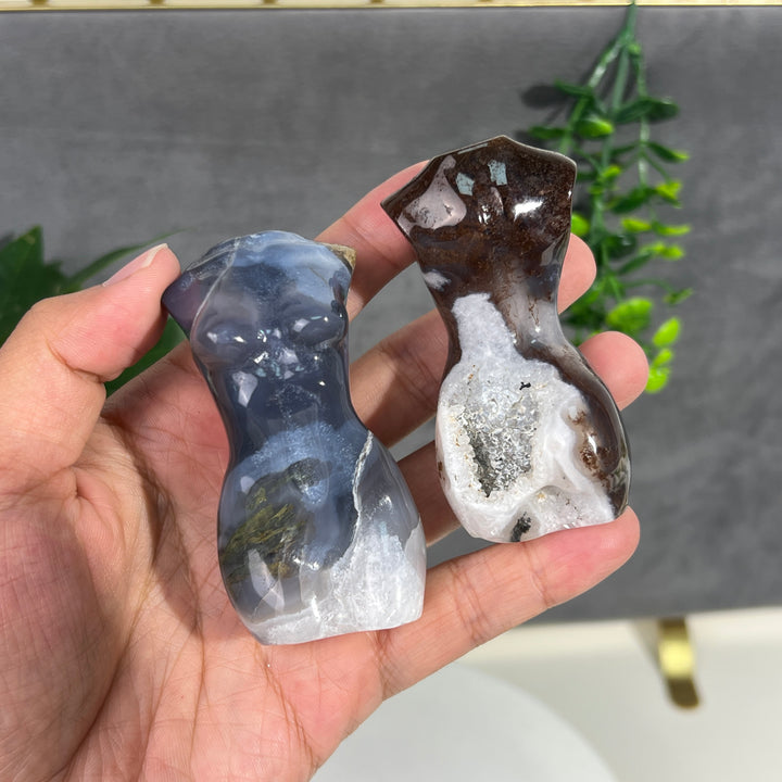 Moss Agate Goddess