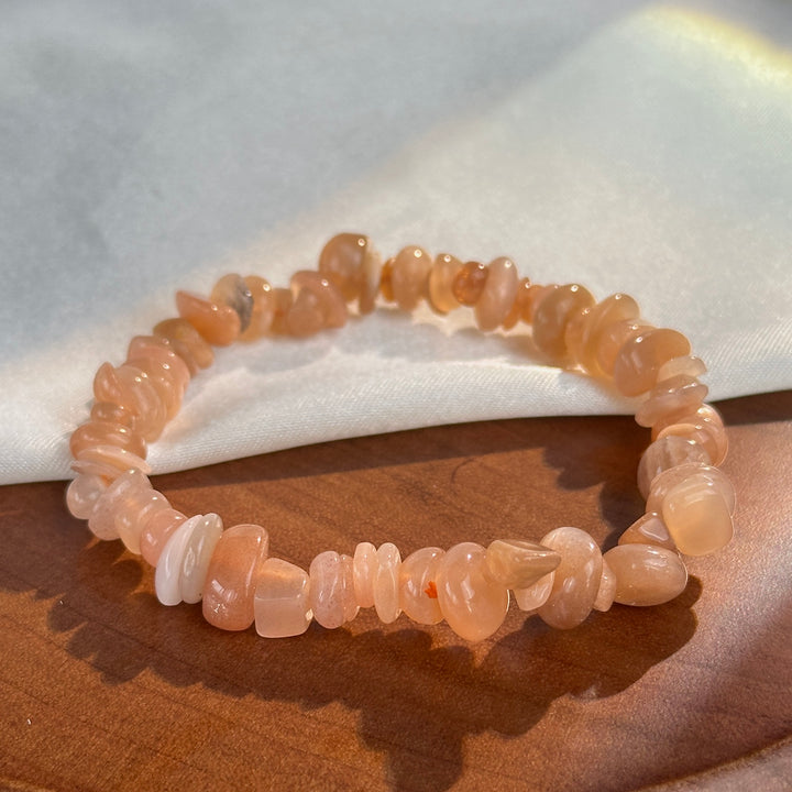 Natural Gemstone Elastic Stretch Crystal Mixed Chips Bracelet Bracelet