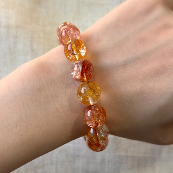 Fire Quartz Bracelet 11.9-12.1mm