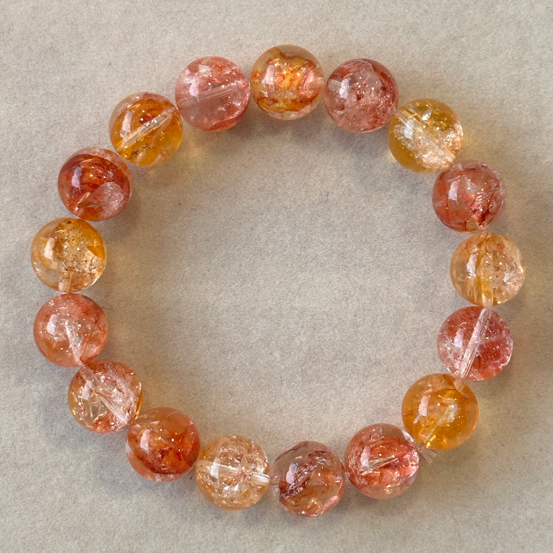 Fire Quartz Bracelet 11.9-12.1mm