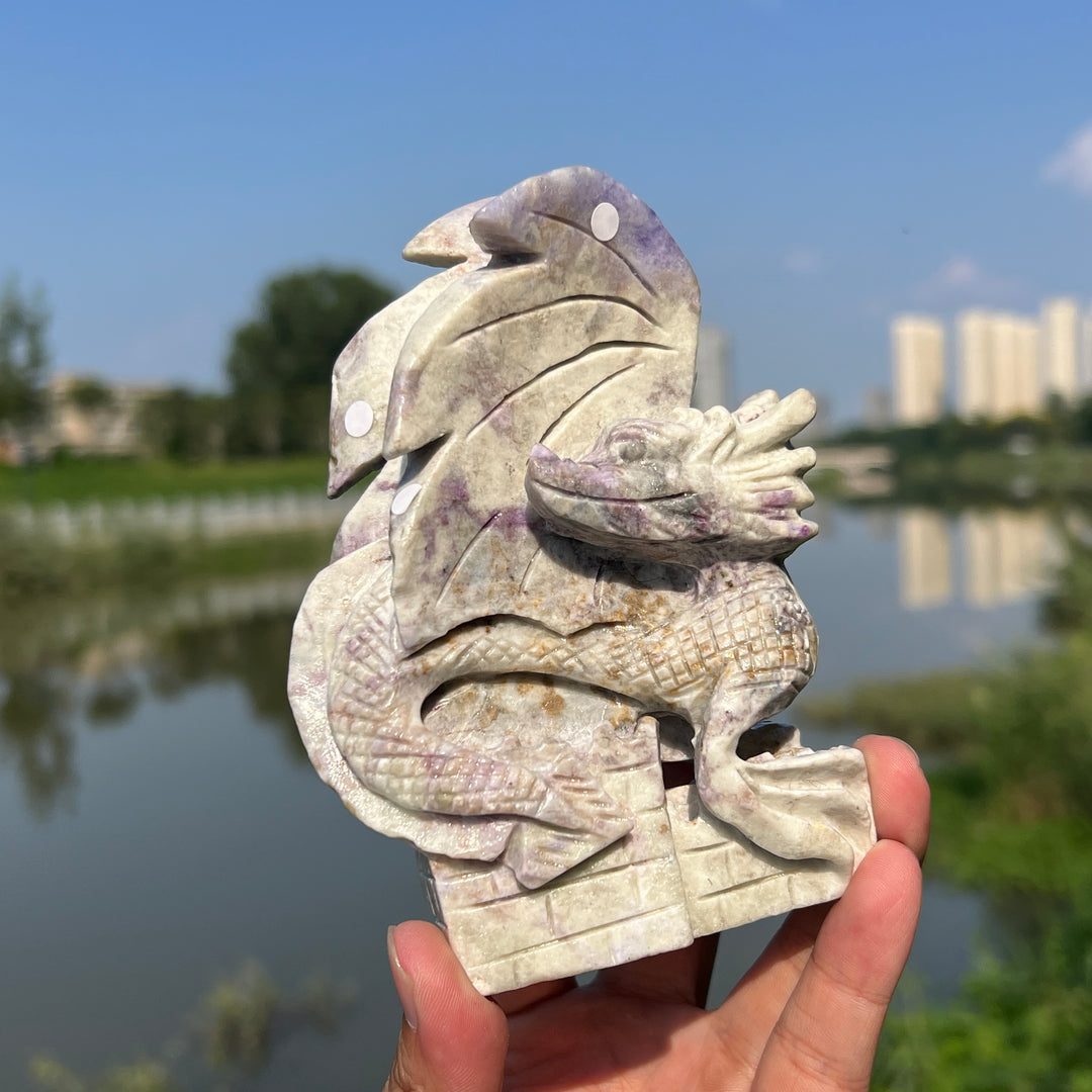 Natural Hackmanite Dragon