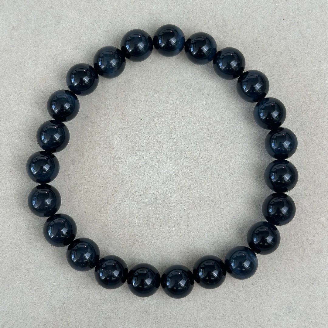 Blue Tiger Eye Stone Bracelet 8.1-8.5mm