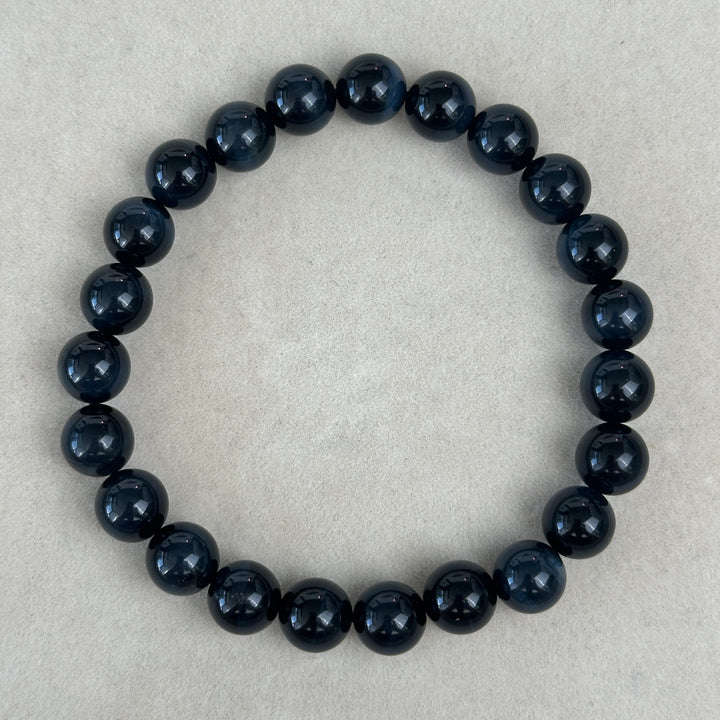Blue Tiger Eye Stone Bracelet 8.1-8.5mm