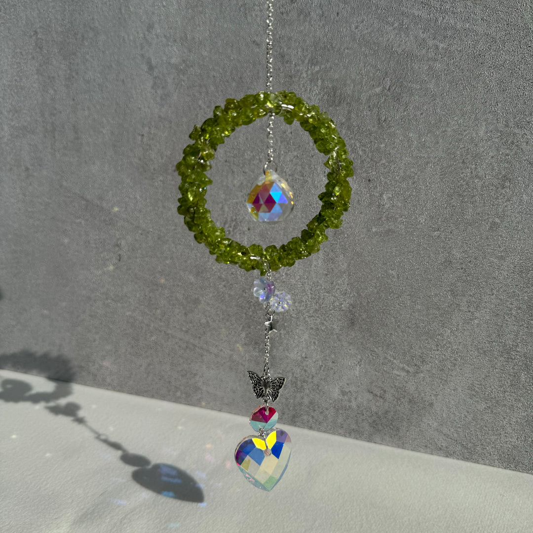 Wreath Crystal Sun Catcher