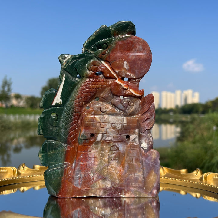 Ocean Jasper Dragon