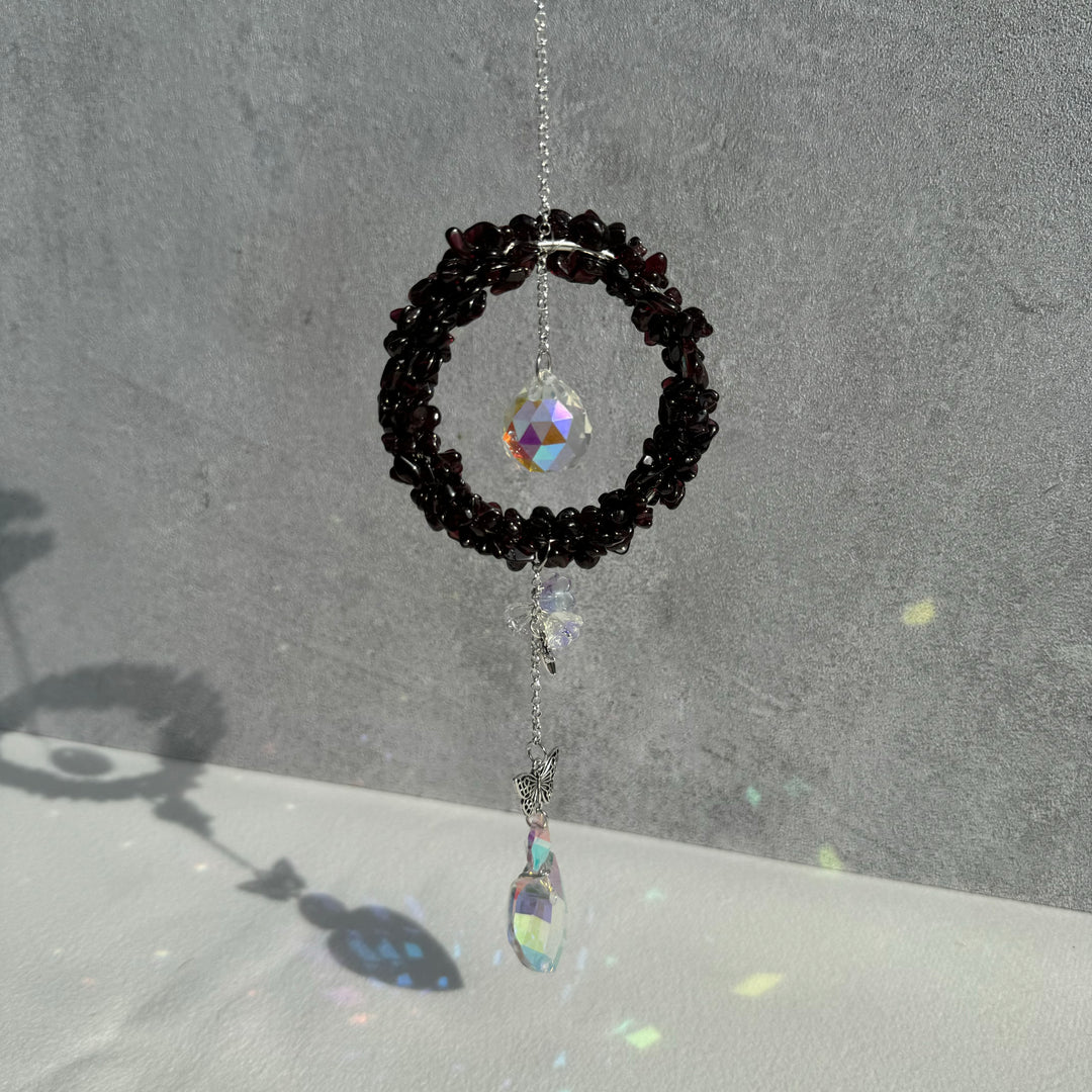 Wreath Crystal Sun Catcher