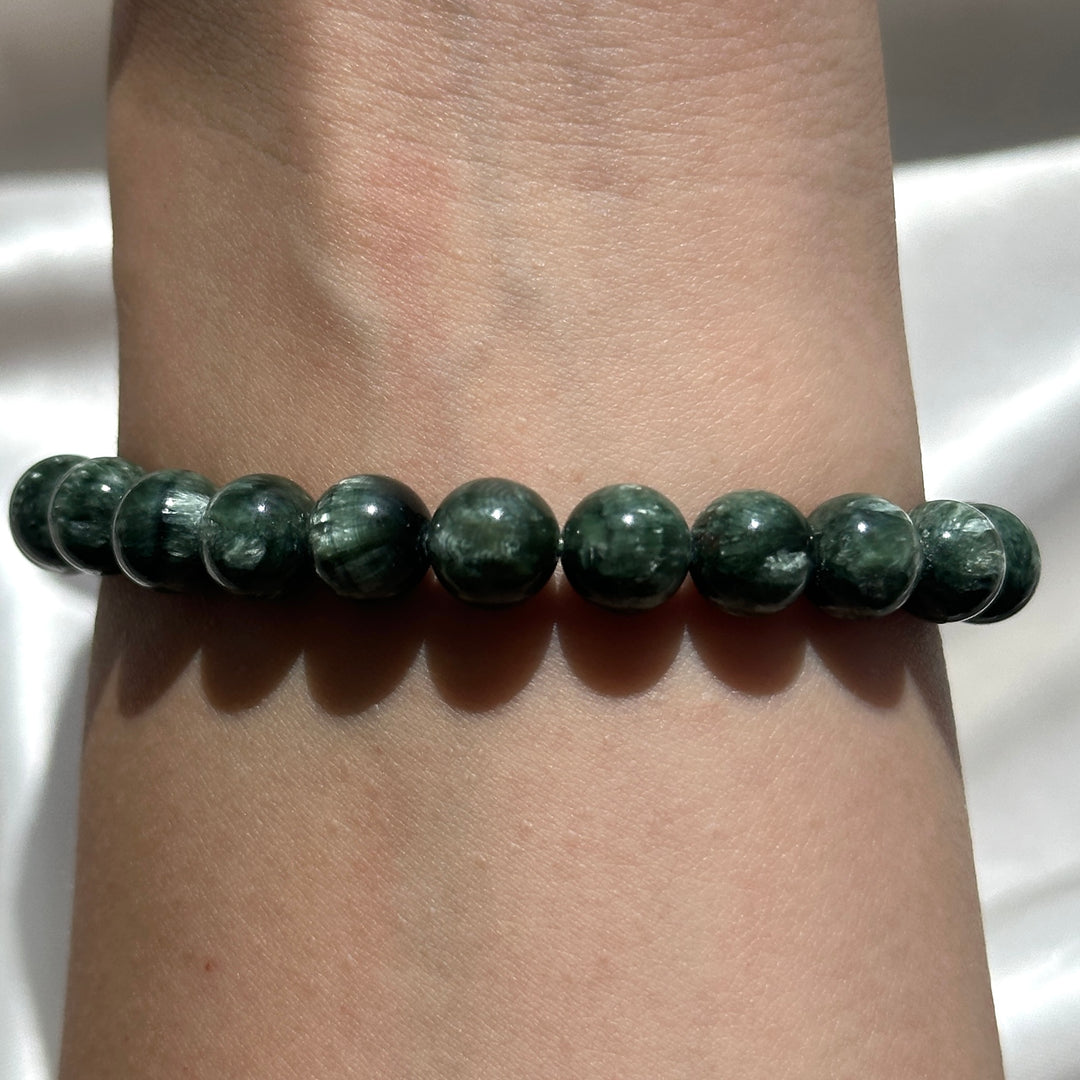Seraphinite Bracelet 7.8-8.0mm