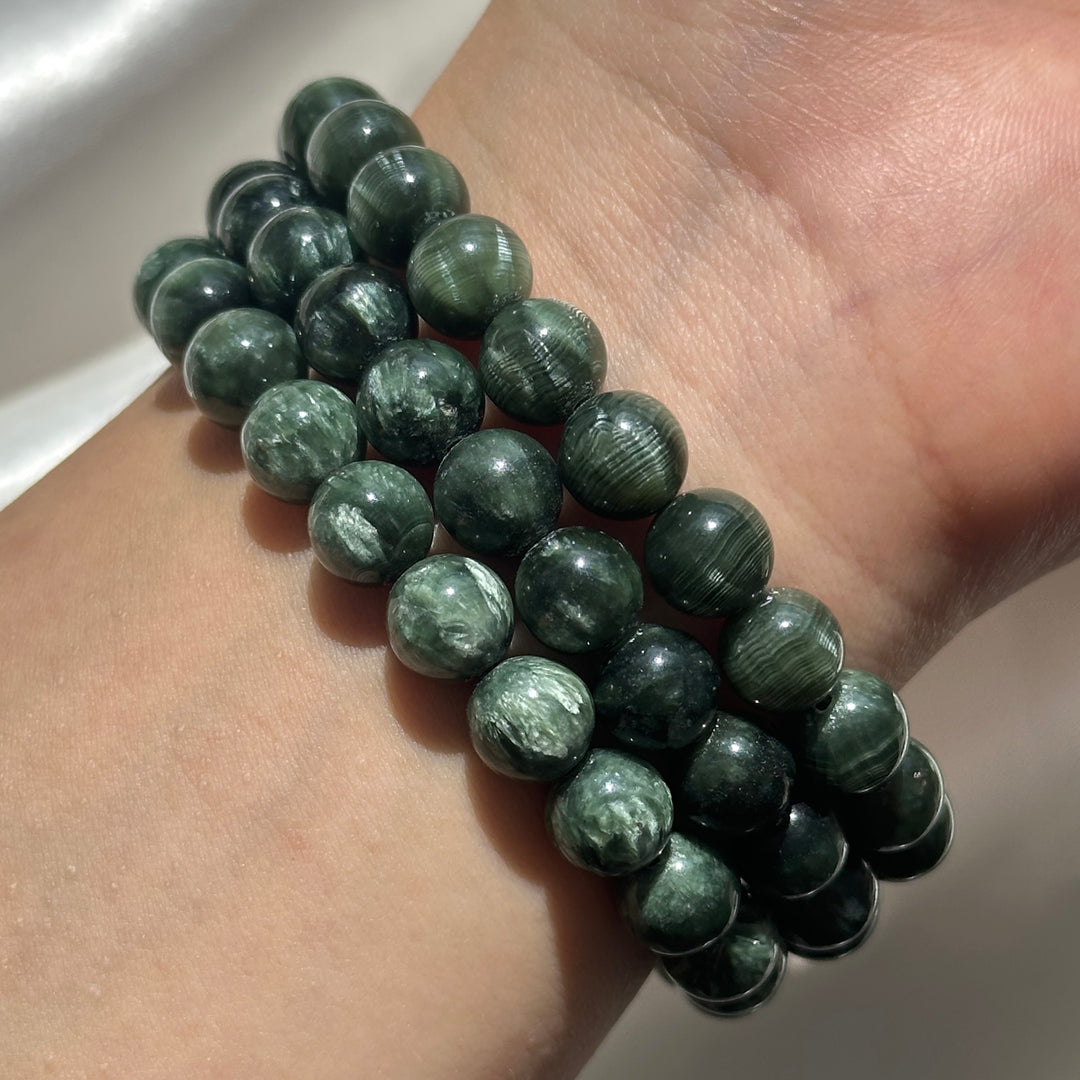 Seraphinite Bracelet 7.8-8.0mm