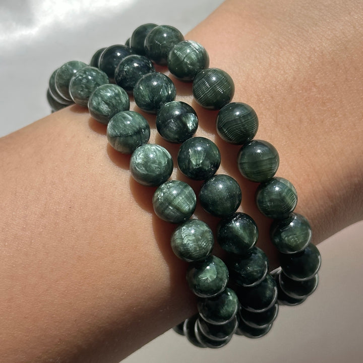 Seraphinite Bracelet 7.8-8.0mm