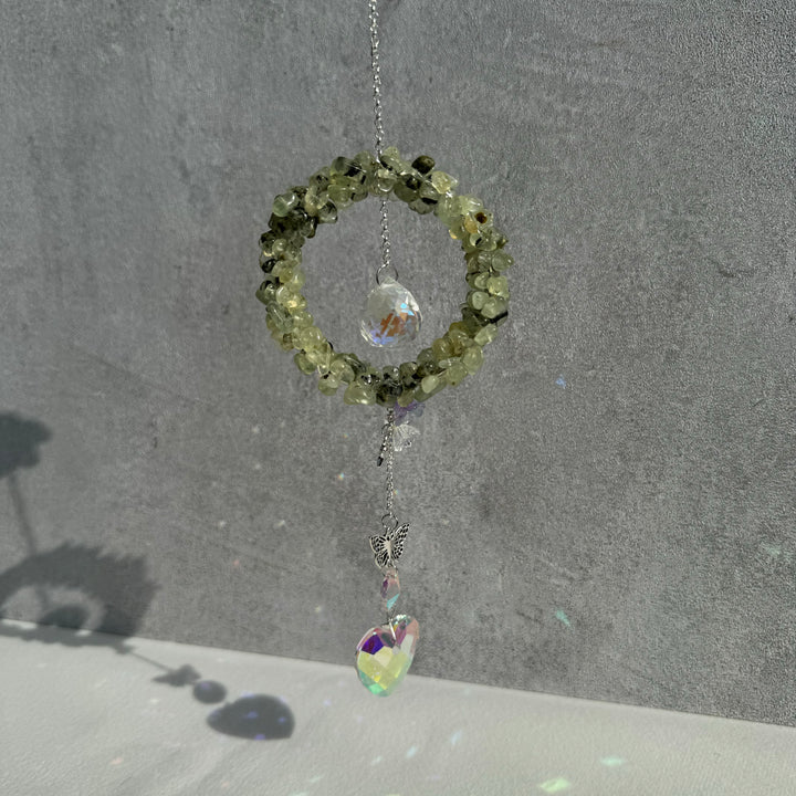 Wreath Crystal Sun Catcher