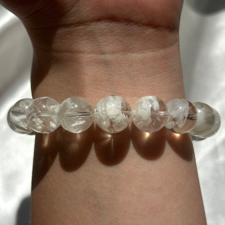 Snowflake Phantom Quartz Bracelet 11.9-12.3mm