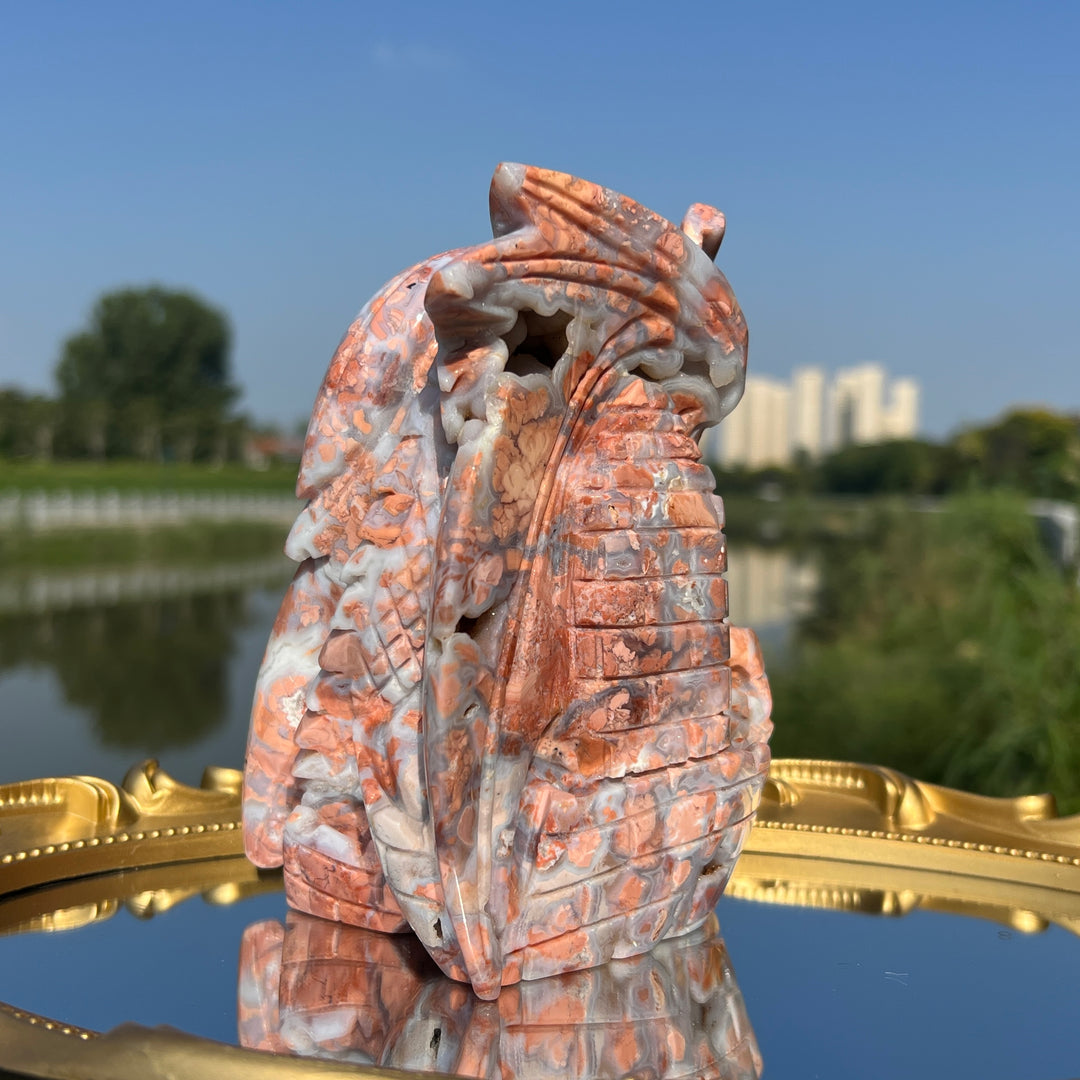 Pink Agate Dragon