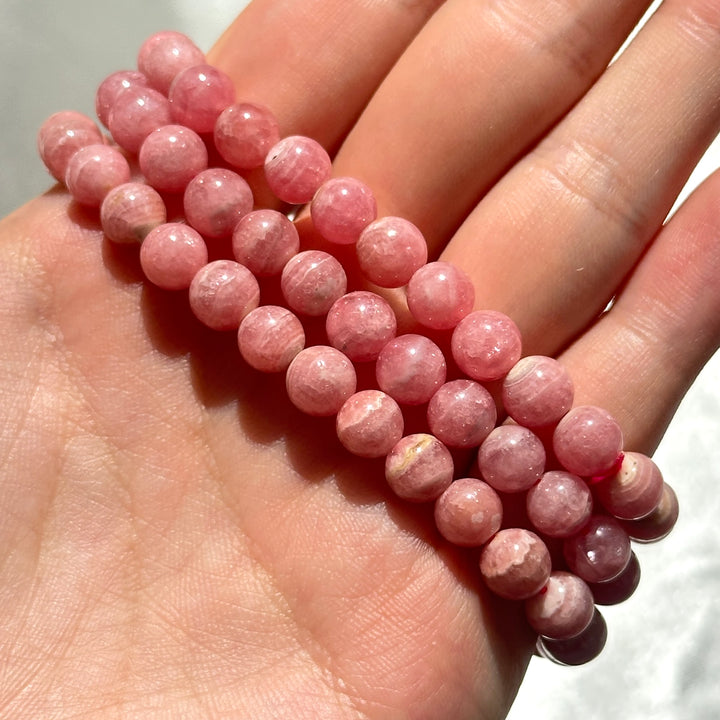 Rhodochrosite Bracelet 6.2-6.8mm