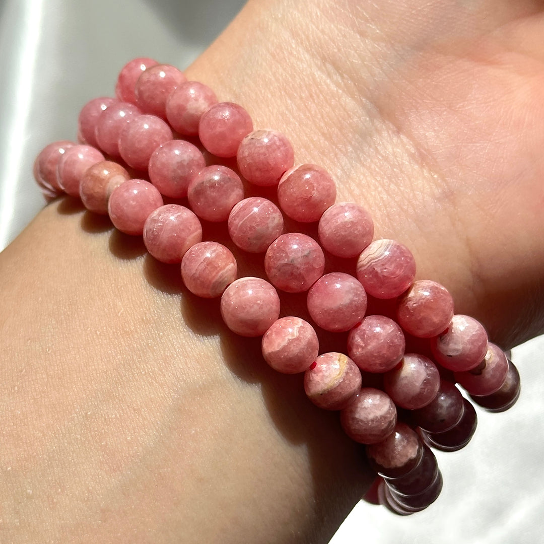 Rhodochrosite Bracelet 6.2-6.8mm